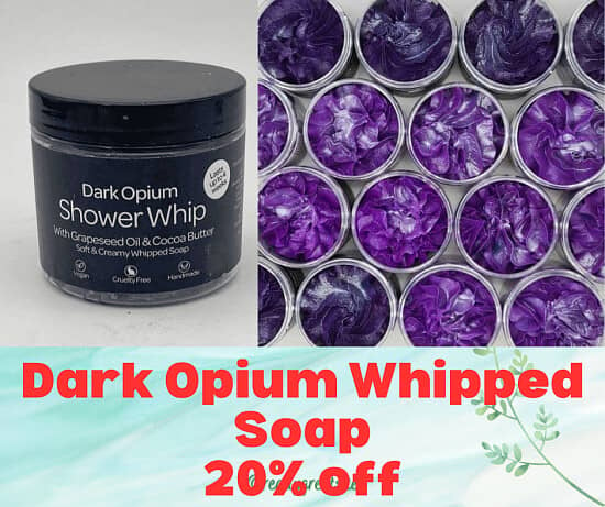 Dark Opium Whipped Soap