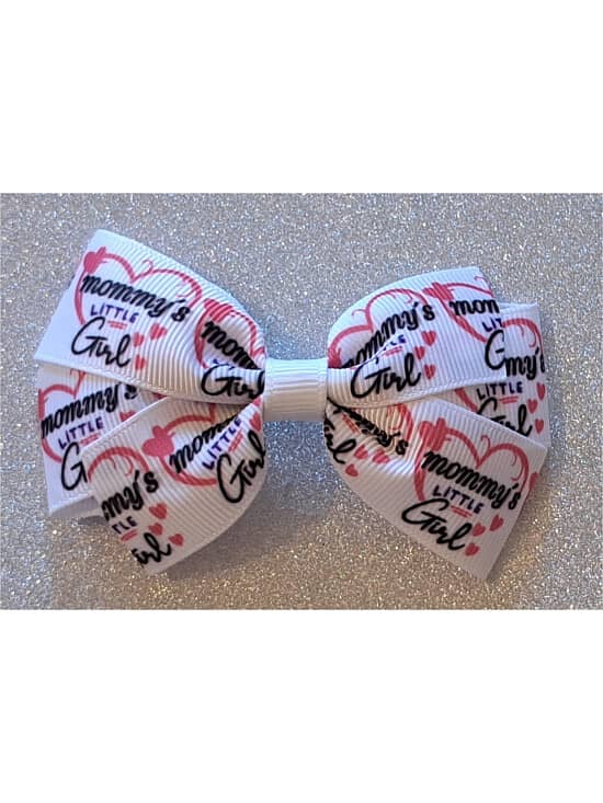 Mommy's Little Girl Hairbow or Headband