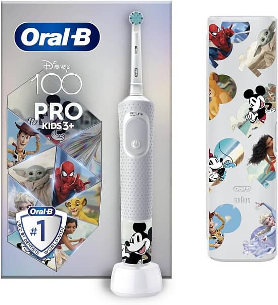 Oral Care Fit for Royalty: Save on Disney 100 Oral-B Pro Kids Electric Toothbrush!