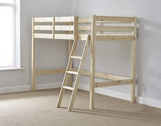 Score Big Savings on the Oscar High Sleeper Loft Bunk Bed from Strictly Beds and Bunks Limited!