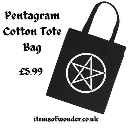 Pentagram Cotton Tote Bag
