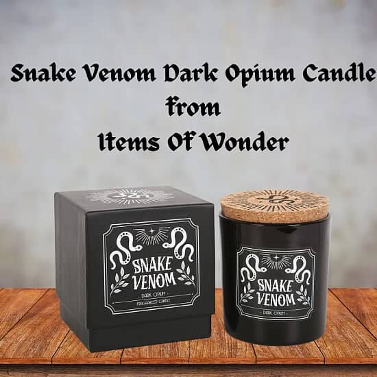 Snake Venom Dark Opium Candle