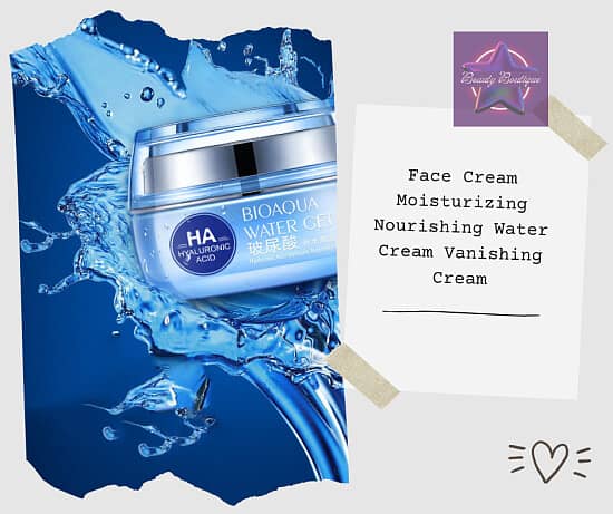 Face Cream Moisturizing Nourishing Water Cream Vanishing Cream!