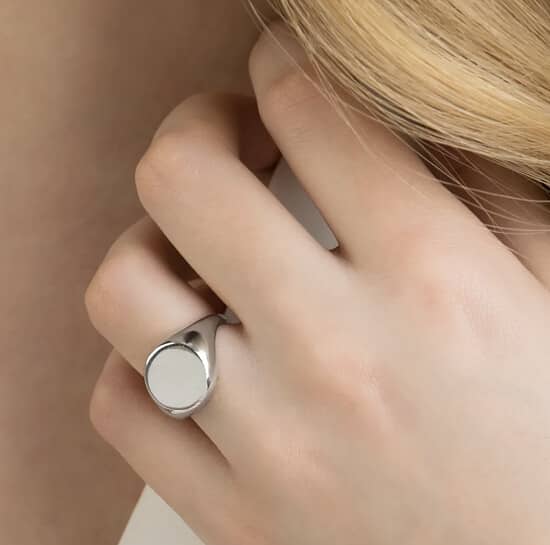 Save 30% on the John Greed Signature Sterling Silver Signet Ring