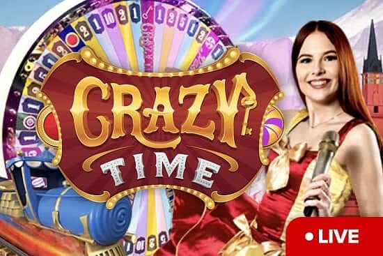 Introducing Crazy Time Live Game Show Casino Game at www.topslotsite.com!
