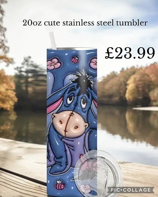 20oz cute stainless steel tumbler £23.99