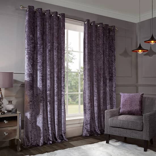 Transform your space with luxurious Velvet Curtains and save up to 80% at Julian Charles!