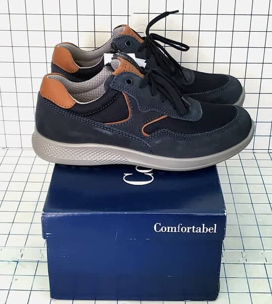 Men's Comfortabel Trainers Sneakers Blue UK Size 5.5 EU 39