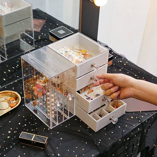 Home Desktop Earring Jewelry Storage Rack Necklace Storage Rack Multi-layer Jewelry Rack