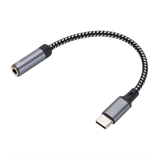 13cm AUX 3.5mm Female to Type-C Cable Audio Cable