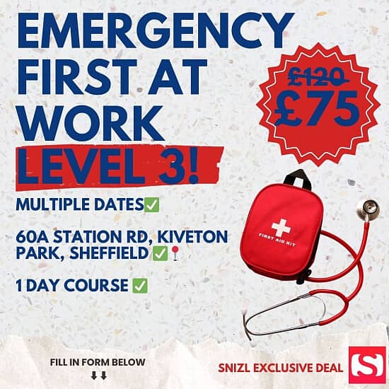 Only £75pp For First Aid Training | Snizl Exclusive