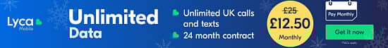 Stay Connected – Unlimited Data, Texts & Calls on a 24-Month Contract, Now Half Price!