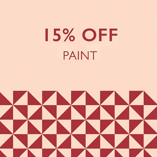 15% Of Fired Earth Paints ENDS TODAY