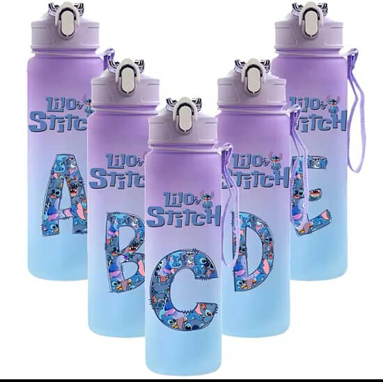 750ML Water Bottle Lilo Stitch