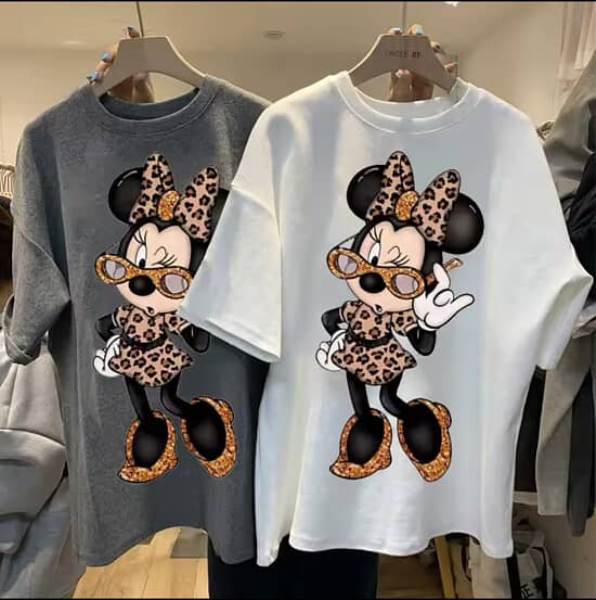 2023 New Disney Streetwear Women T-shirt
