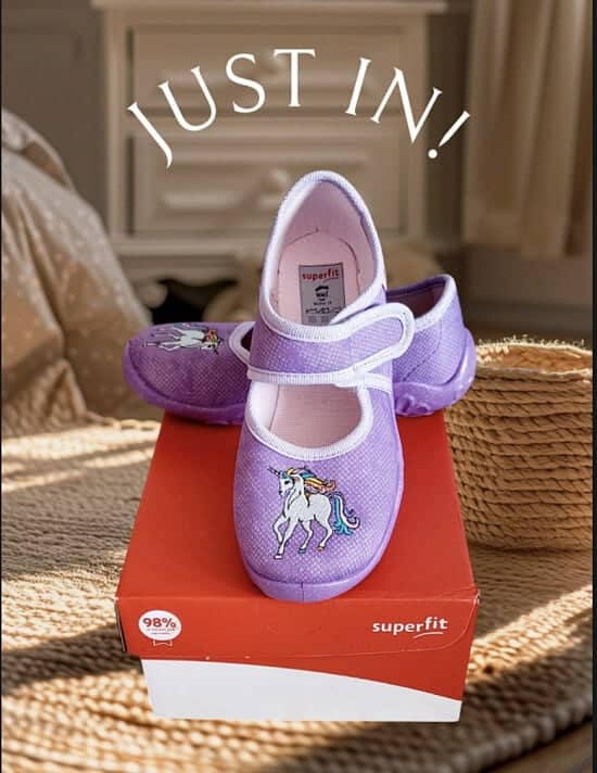 Girl's Unicorn Bonny Low-Top Lilac Shoe Child Kids UK 9 EU 27