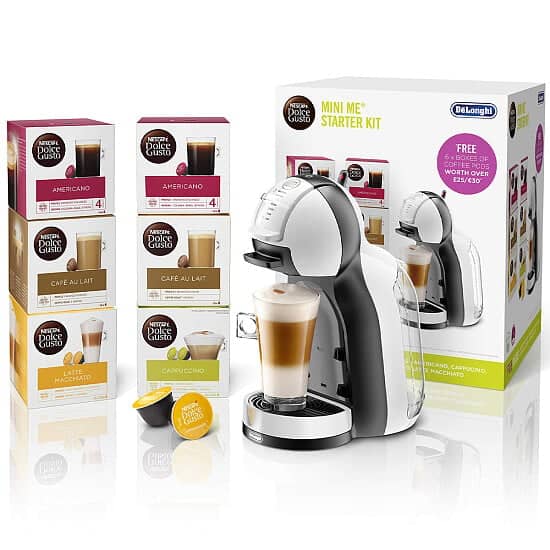 WIN this NESCAFÉ Dolce Gusto Mini-Me Automatic Coffee Machine Starter Kit