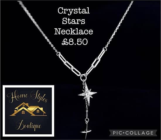 Crystal Stars Necklace £8.50