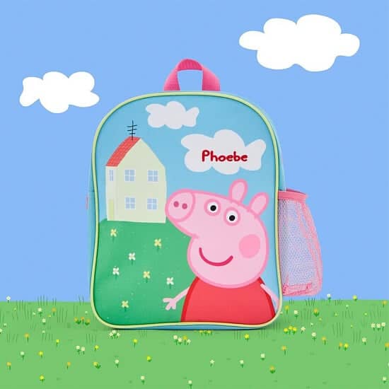 WIN this Personalised Peppa Pig Backpack