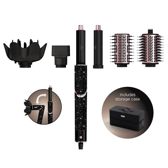 Save £90 on the Shark FlexStyle Sparkle – Black Diamond Limited Edition 5-in-1 Air Styler & Hair Dryer