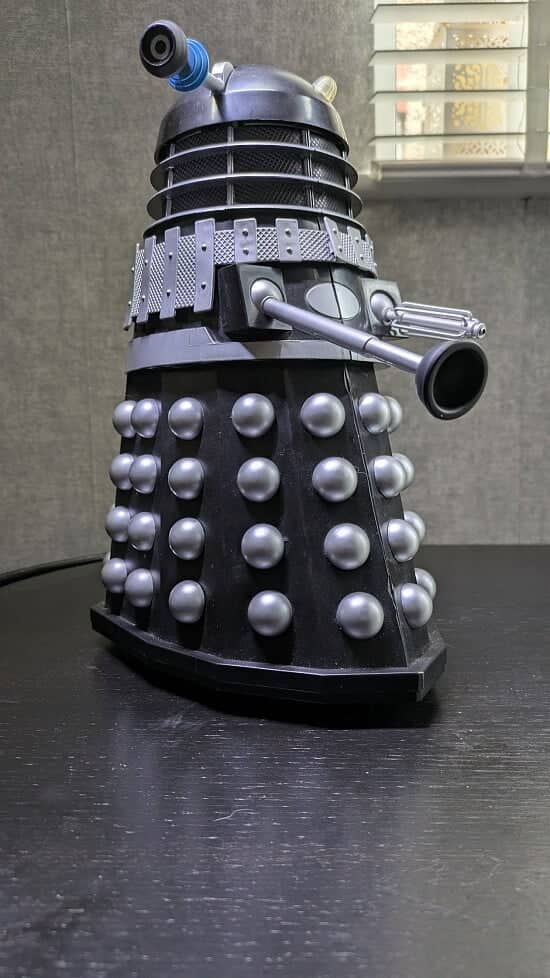 12" Black and Silver Remote Control Dalek