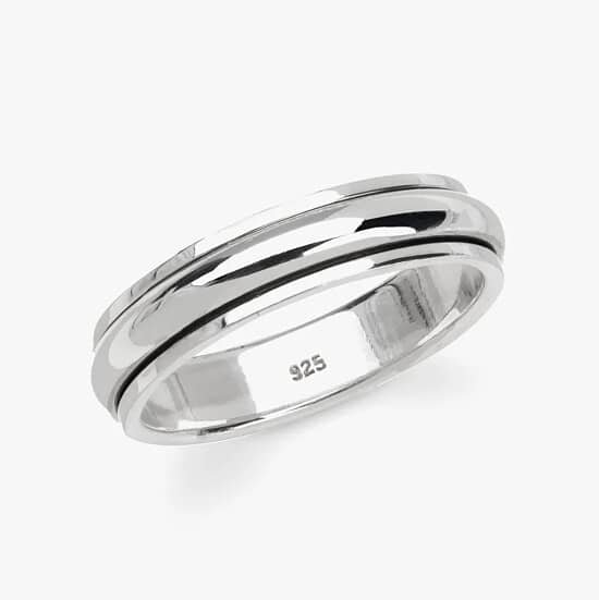 Half Price – John Greed Signature Silver Spinning Band Ring! 💍✨
