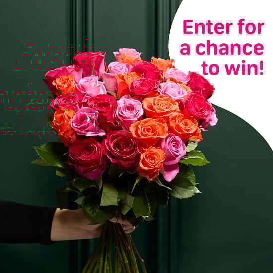 WIN this Radiant Rose Abundance Bouquet