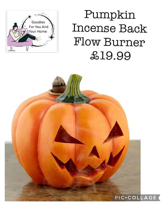 Pumpkin Incense Back Flow Burner £19.99