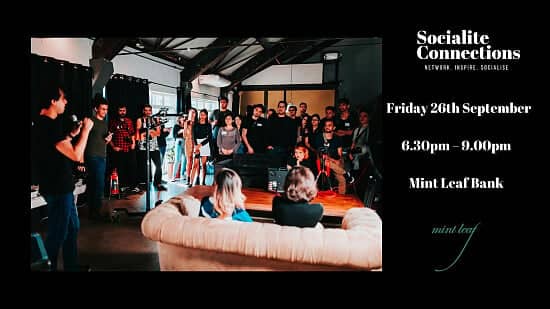 Connecting Film, TV, Music, Media Networking at Mint Leaf Bank