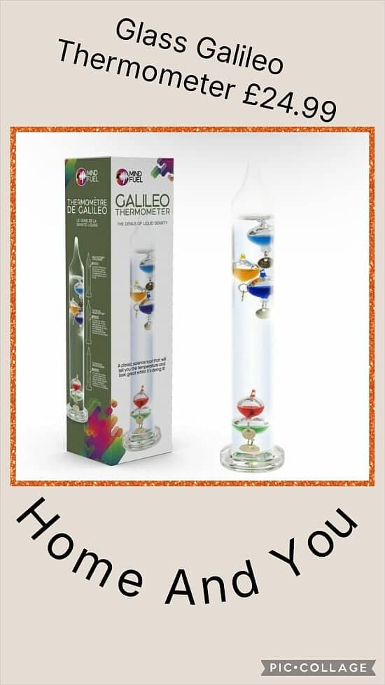 Glass Galileo Thermometer £24.99