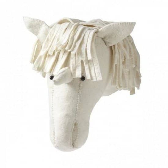 Unicorn Felt Animal Head Wall Decoration