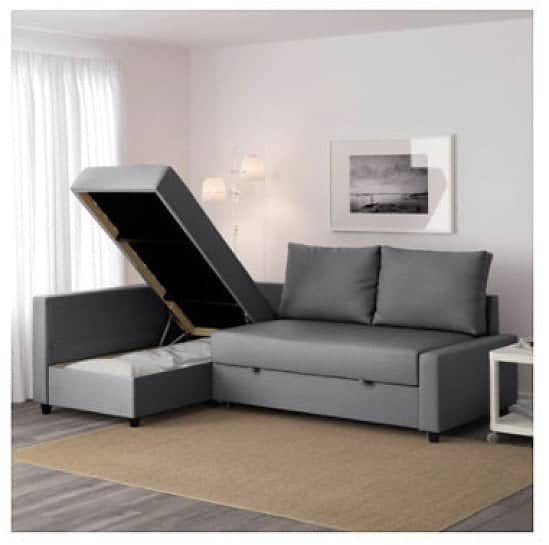 Corner sofa-bed with storage - £429.00!