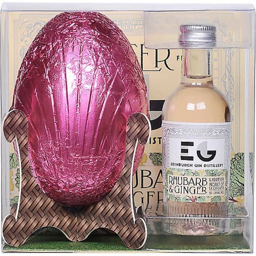 Edinburgh Gin Easter Egg and Rhubarb & Ginger Liqueur - £12.50!