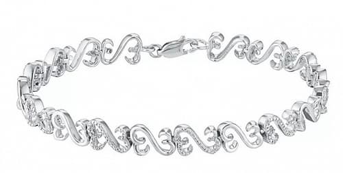 SAVE £180 on this Silver & Diamond Bracelet - Open Hearts By Jane Seymour!