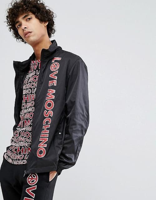 OVER 40% OFF this Love Moschino Logo Harrington Jacket!