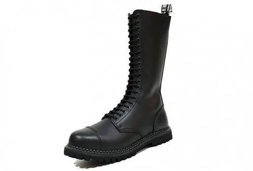 King Grinders Men's Black Leather Boots