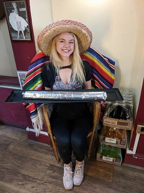 Food Challenge!!!! Are You Man Enough? Or Woman Enough To Take On The Plan Vs Man Burrito Challenge!