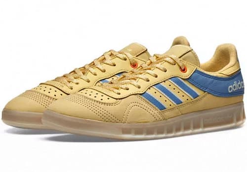 SAVE 40% OFF ADIDAS X OYSTER HOLDINGS HANDBALL TOP YELLOW, BLUE & WHITE!
