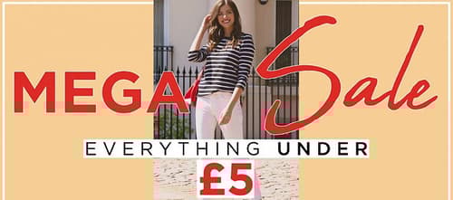 MEGA SALE - EVERYTHING £5 OR UNDER!