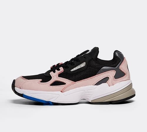 XMAS GIFT IDEAS - adidas Originals Womens Falcon Trainer | Core Black / Core Black / Light Pink £84.