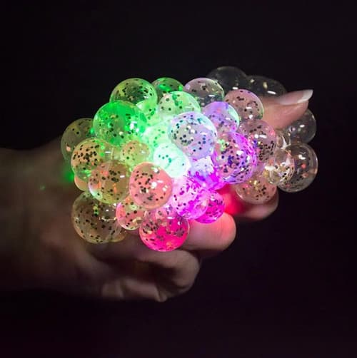NEW, CHRISTMAS GIFTS - LIGHT-UP SQUASHY STRESS BALL £4.99!