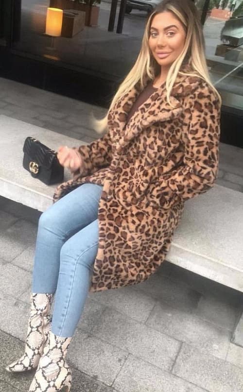 LEOPARD PRINT FAUX FUR COAT            NOW WITH 25% OFF