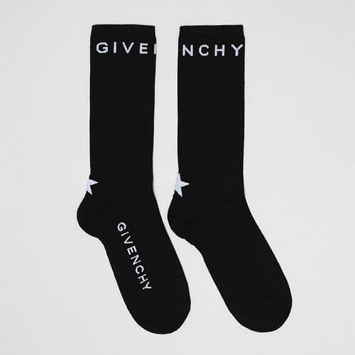 WOW, HUGE WINTER SALE - GIVENCHY LOGO SOCK BLACK & WHITE!