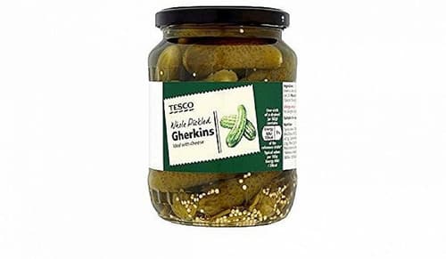 Tesco Whole Pickled Gherkins 680G