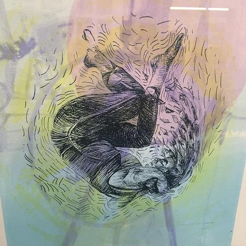 Clare Morgan aka Curious Inky Me is a printmaker