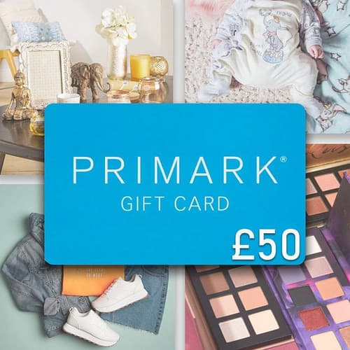 WIN a £50.00 Primark Gift Card!