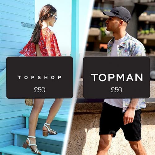 WIN a £50.00 Topshop/Topman Gift Card
