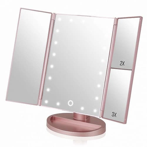 WIN a Vanity LED Tri-fold Hollywood Style Makeup Mirror with Touchscreen Sensor Switch!
