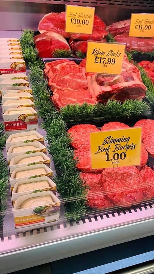 Our Slimming Beef Burgers are just £1.00!