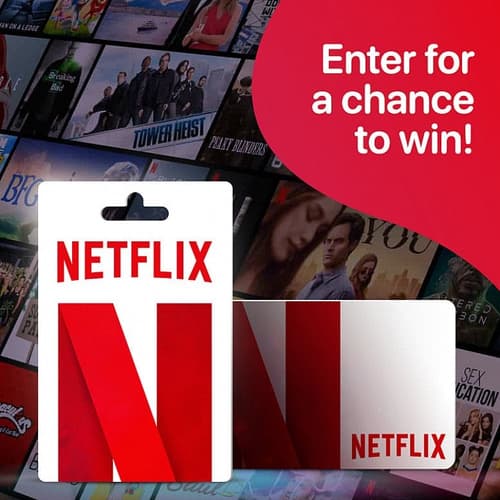 WIN a £50.00 Netflix Gift Card!